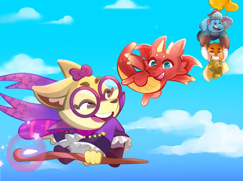 Phoebe-and-Dragon_flying
